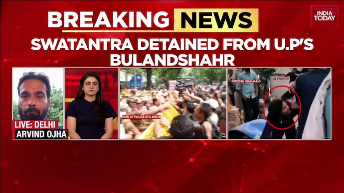 Swatantra Bhardwaj Detained: Delhi Police Pick Up Accused From Bulandshahr Over Jantar Mantar Row Swatantra Bhardwaj Detained Over Assault Row