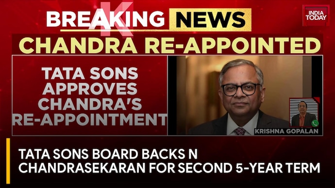 Tata Sons Board Backs N Chandrasekaran for 5-Year Term Amid Noel Tata Dissent Tata Sons Board Backs N Chandrasekaran for Second 5-Year Term