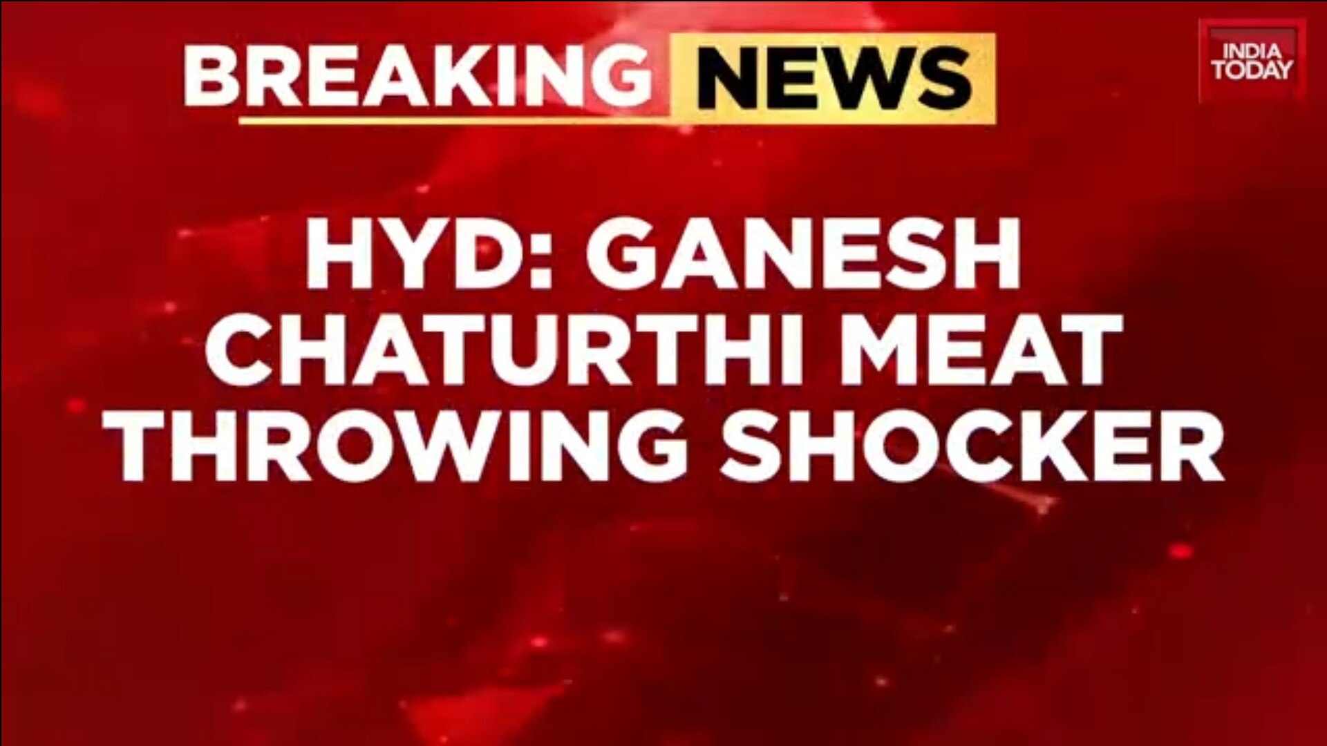 Tension in Hyderabad as Meat Thrown During Ganesh Immersion Event; 3 Detained Tension in Hyderabad as Meat Thrown During Ganesh Immersion Event; 3 Detained