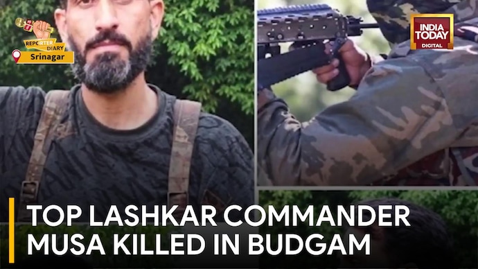 Top Lashkar Commander Musa Killed in Budgam, Terror Network Wiped Out in J&K Top Lashkar Commander Musa Killed in Budgam