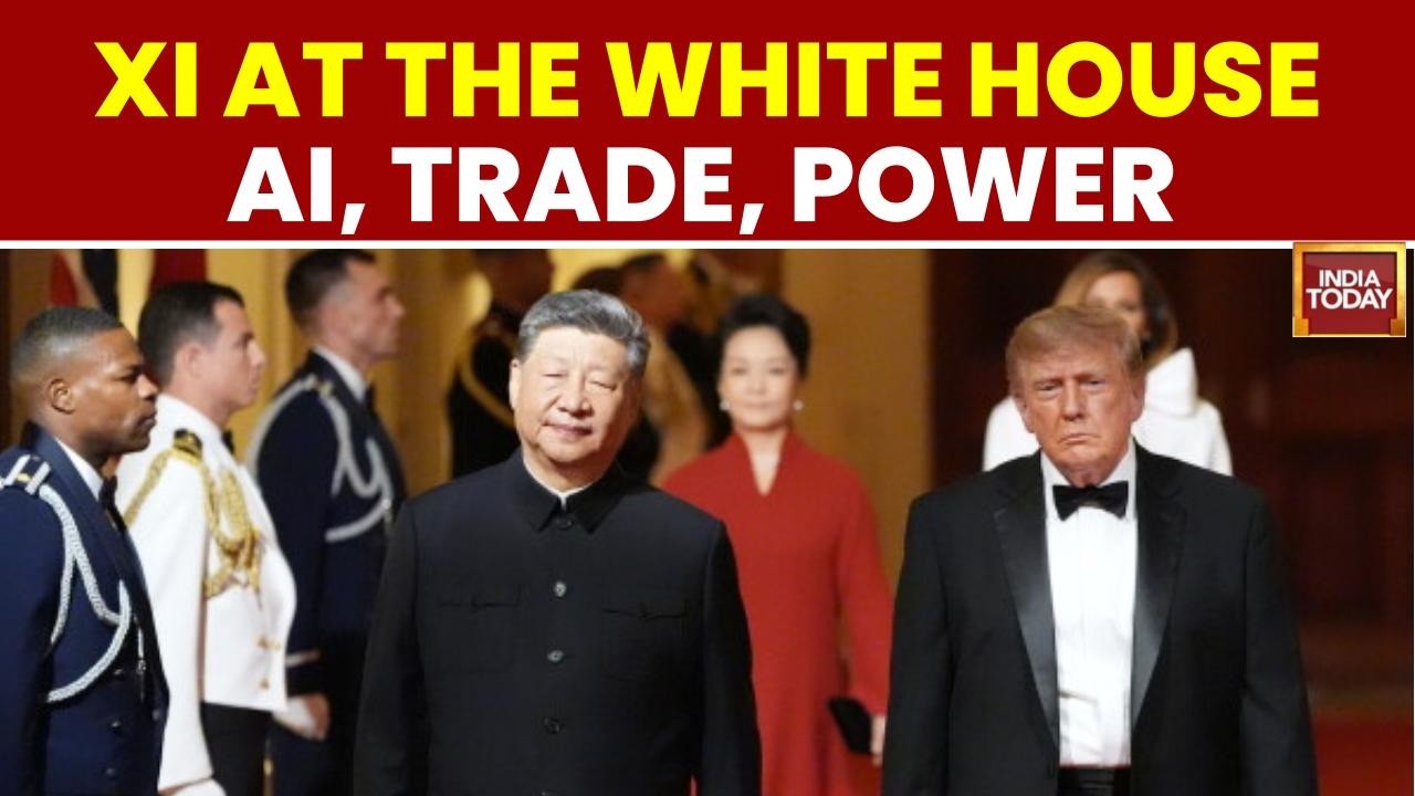 Trump Hosts Xi at White House; Tech CEOs Attend State Dinner as Trade Talks End Without Joint Text