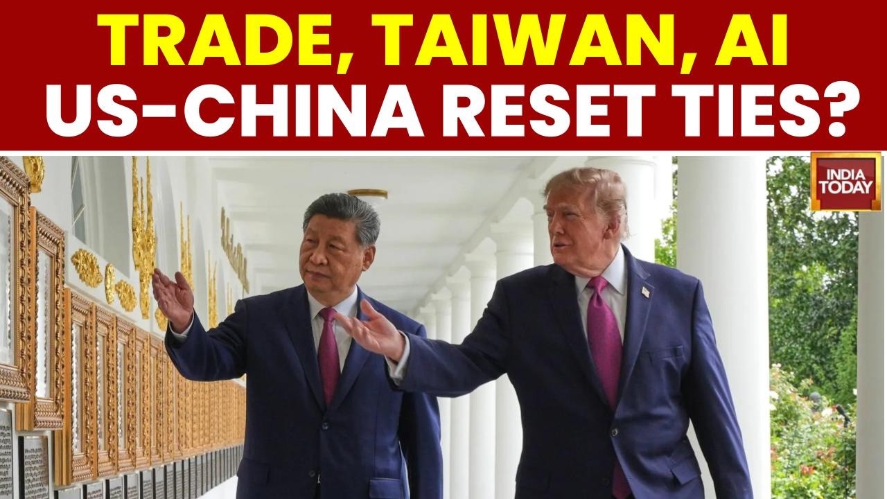 Trump Meets Xi Jinping At White House