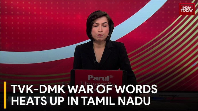 TVK Minister Slams Udhayanidhi Stalin Over Remarks as Political War Heats Up in Tamil Nadu TVK-DMK War of Words Heats Up in Tamil Nadu