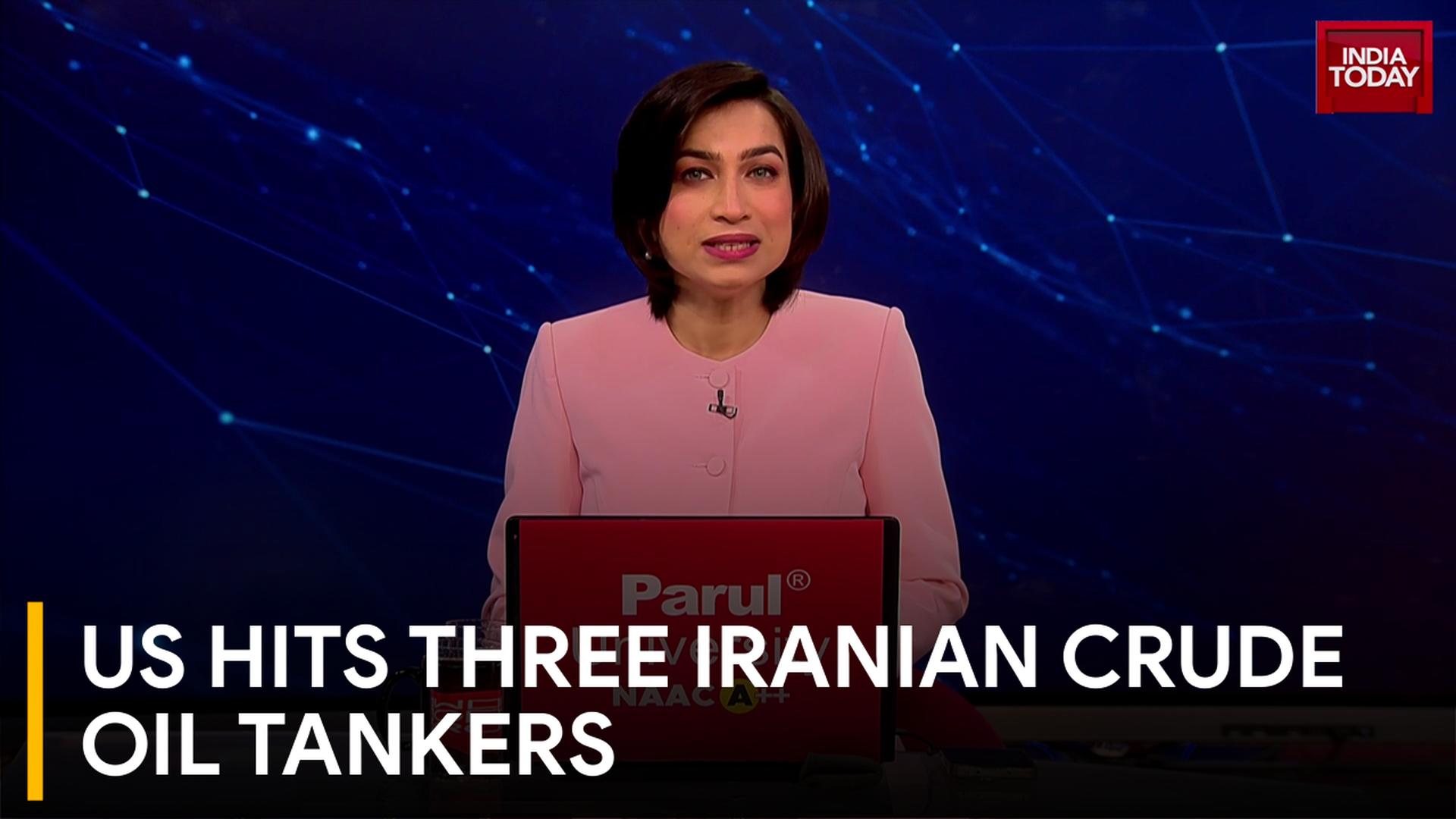 US Hits Iranian Crude Oil Tankers Off Kharg Island After Attacks on US Navy Warships