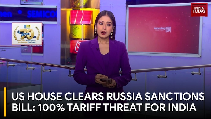 US House Clears Russia Sanctions Bill; 100% Tariff Threat Looms Over India and China US House Clears Russia Sanctions Bill: 100% Tariff Threat for India