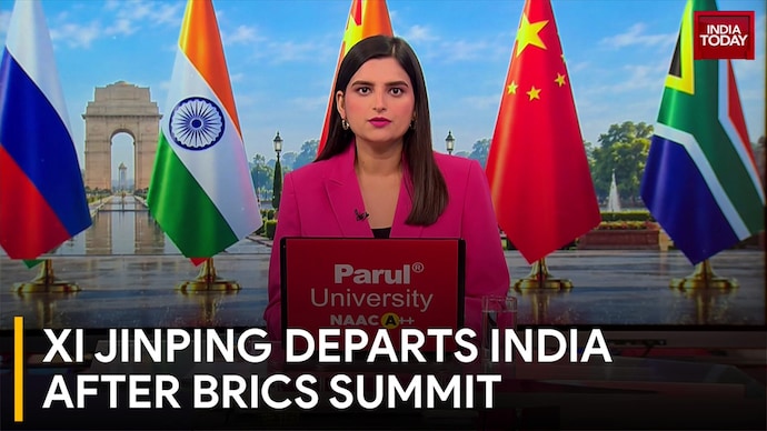 Xi Jinping Departs India After BRICS Summit, Bilateral Talks With PM Modi Xi Jinping Departs India After BRICS Summit