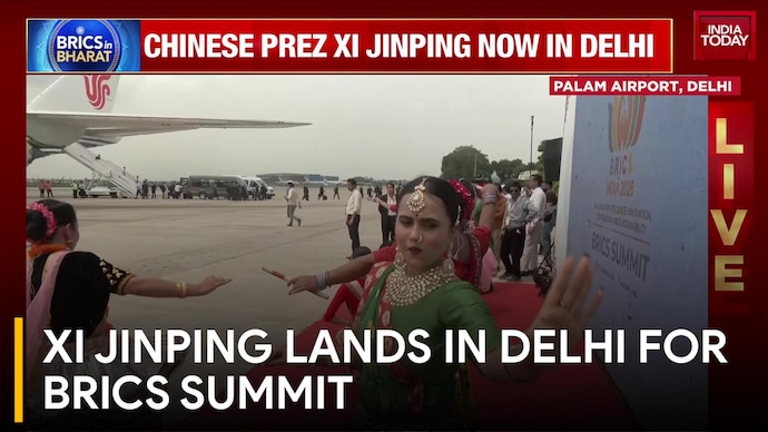 Xi Jinping Lands in Delhi for BRICS Summit, Bilateral Talks with PM Modi Scheduled Xi Jinping Lands in Delhi for BRICS Summit