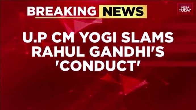 Yogi Slams Rahul Gandhi Over Conduct At Indore Event