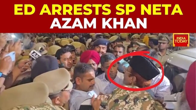 ED Arrests Azam Khan After He Leaves Rampur Jail