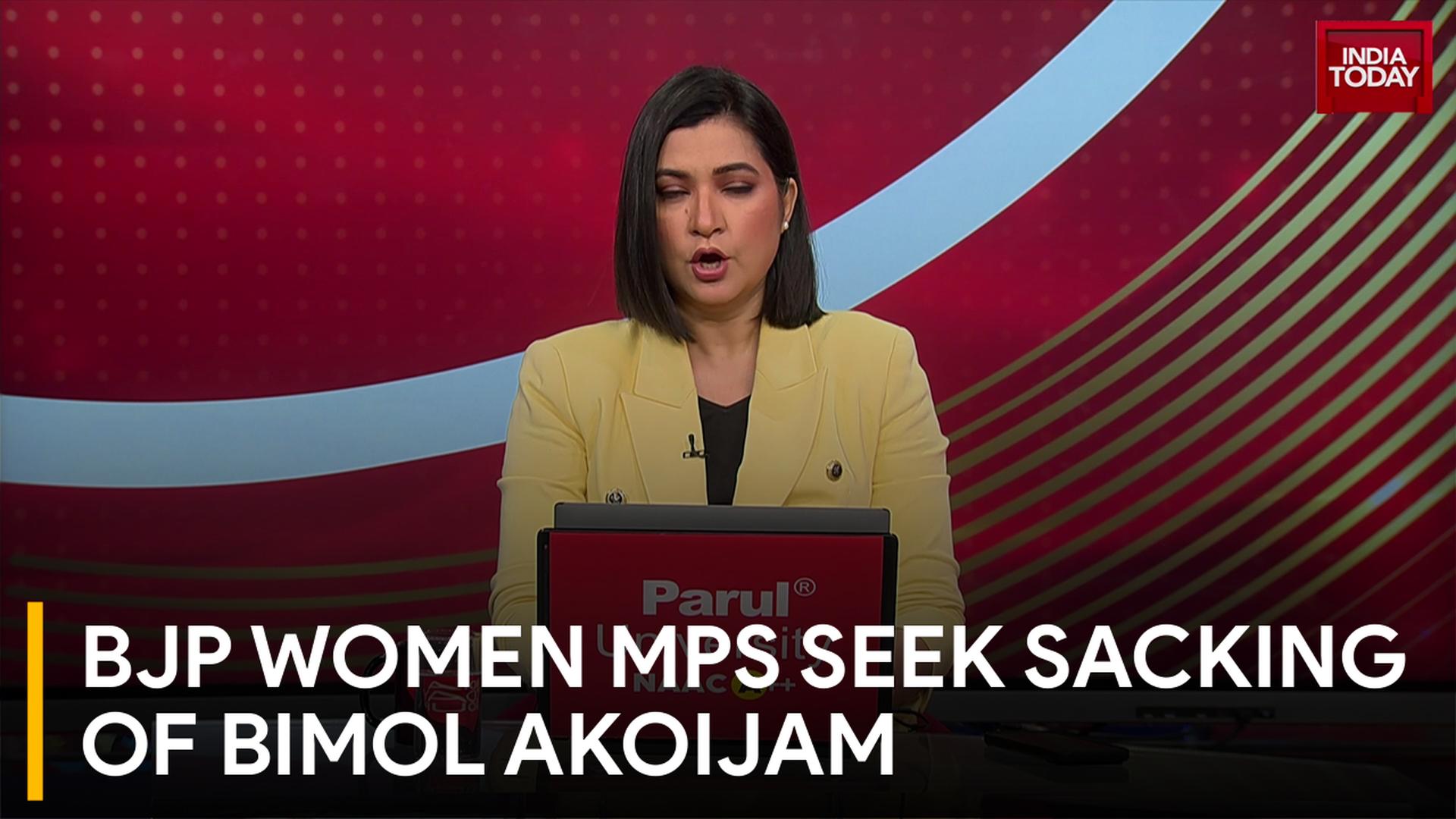 BJP Women MPs Meet Lok Sabha Speaker, Seek Expulsion Of Congress MP Bimol Akoijam