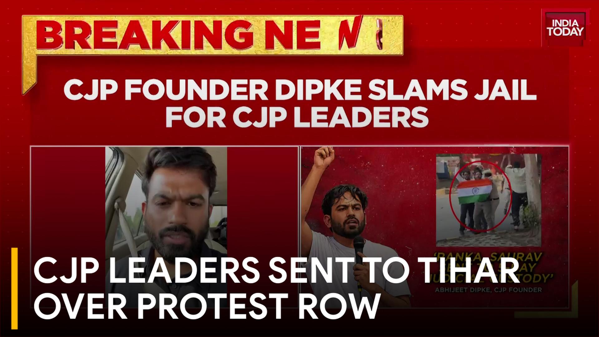 Cockroach Janata Party Leaders Sent to Tihar Jail After Jantar Mantar Flag Protest
