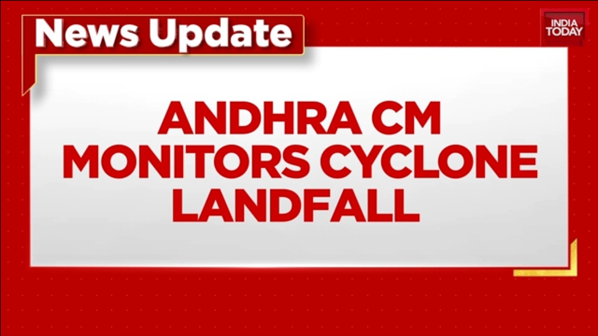 Cyclone Ornab Makes Landfall; Heavy Rains Hit Odisha Coast as Andhra Pradesh Prepares