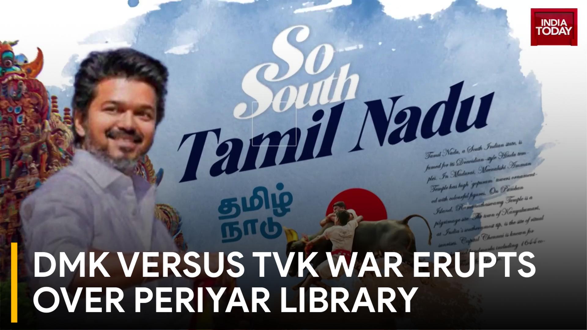 Tamil Nadu Political Clash Over Periyar Library and Madras High Court Election Reel Concerns