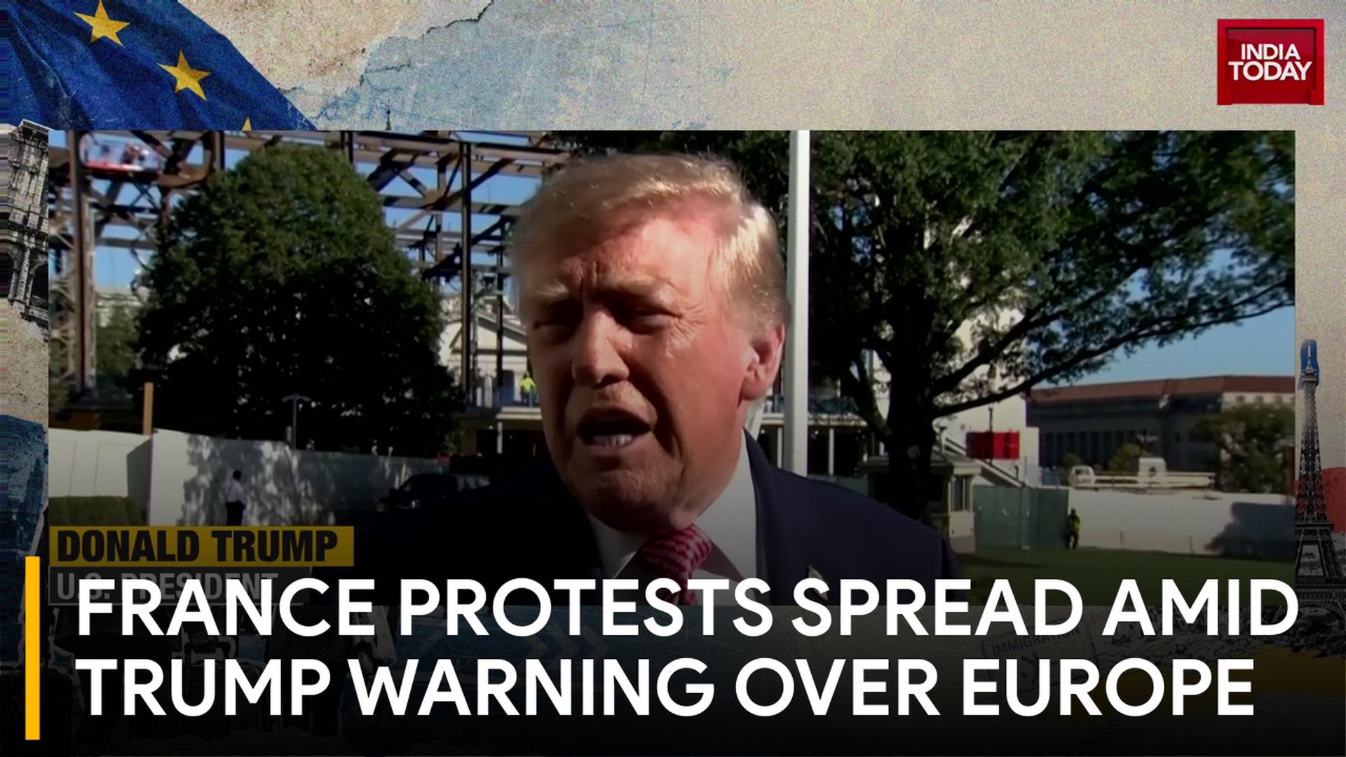 Trump Blames France Riots on Immigration as Europe Faces Migrant Surge