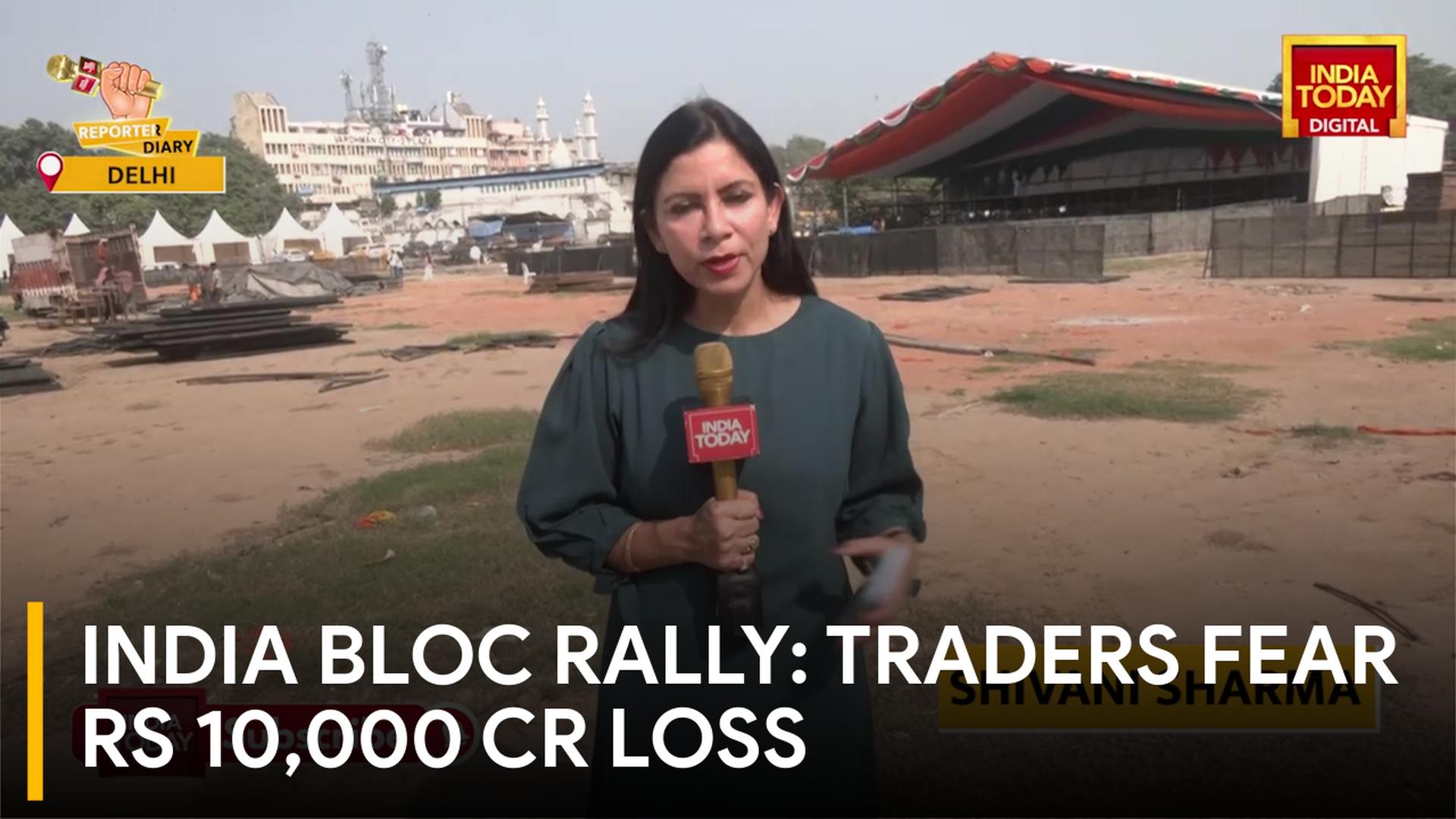 India Bloc Ramlila Rally Faces Capacity Issues, CTI Warns of ₹10,000 Crore Loss