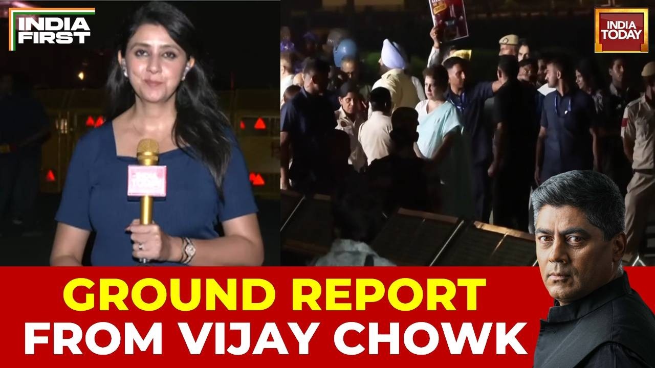 INDIA Bloc Protests at Vijay Chowk as Delegation Meets President and Rahul Gandhi Demands Government Termination