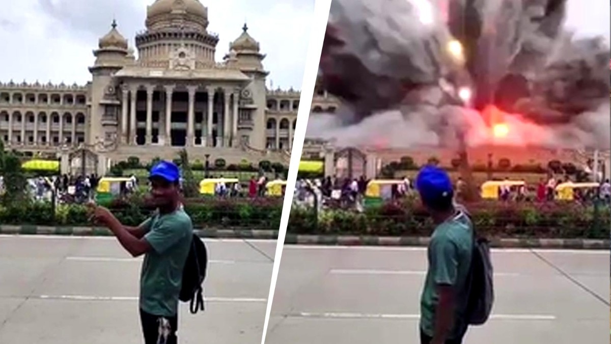 Instagrammer Posts AI Video of Bengaluru's Vidhana Soudha Blown Up, Police Take Action