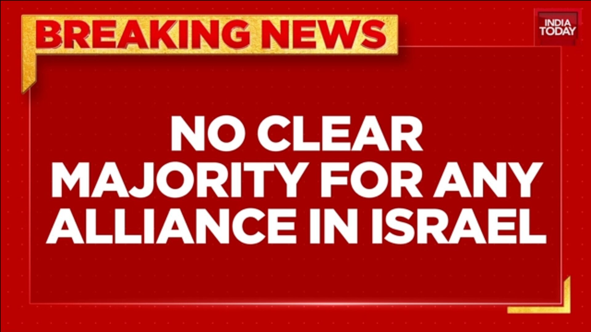 Israel Election Ends in Stalemate: Netanyahu Bloc Wins 53 Seats, Falls Short of Majority