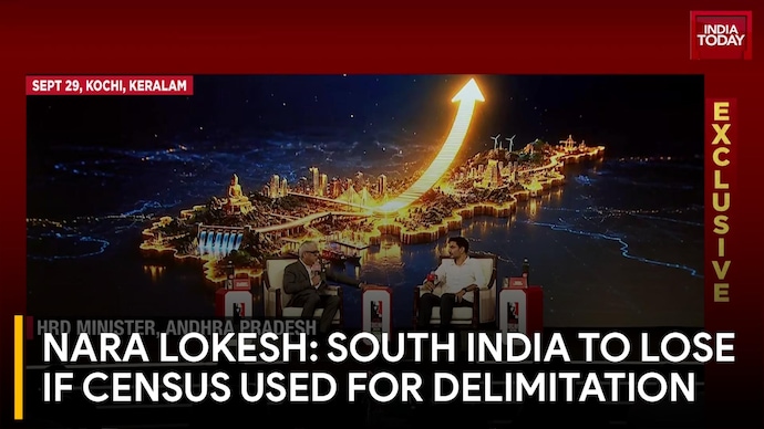 'It's Easy to Blame When You Lose': Nara Lokesh Backs EC at India Today South Conclave Nara Lokesh: South India to Lose if Census Used for Delimitation