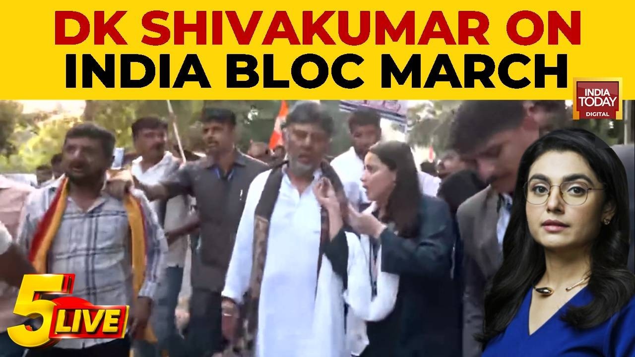 Opposition Protest Over Election Commission, Re-Poll Demand & BJP Foreign Hand Row