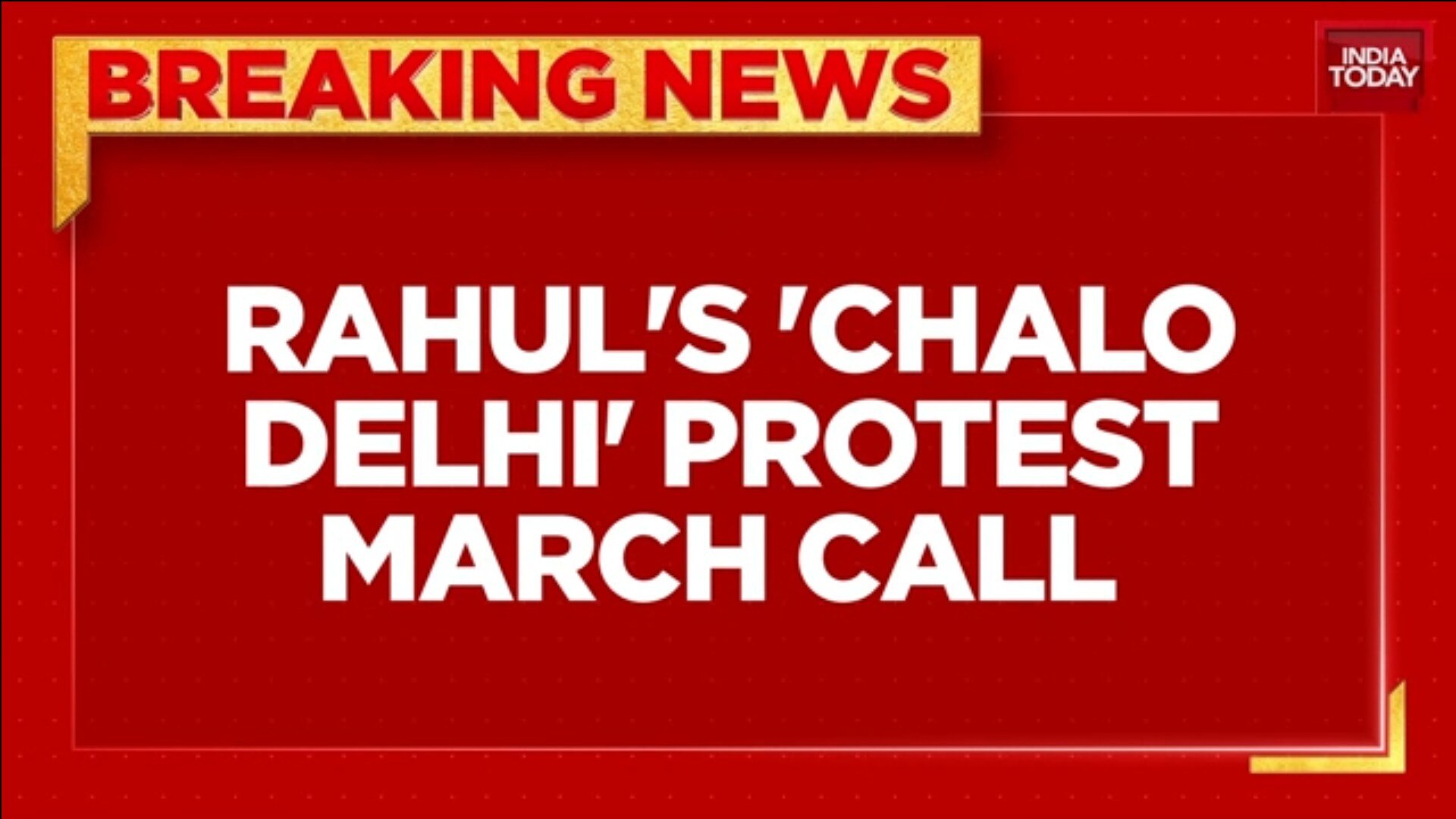 Rahul Gandhi Urges People To Join Chalo Dilli March At Ramlila Maidan