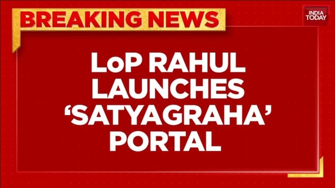 Rahul Gandhi Launches Satyagraha Portal To Map Protests And Public Grievances Across India Rahul Gandhi Launches Satyagraha Portal