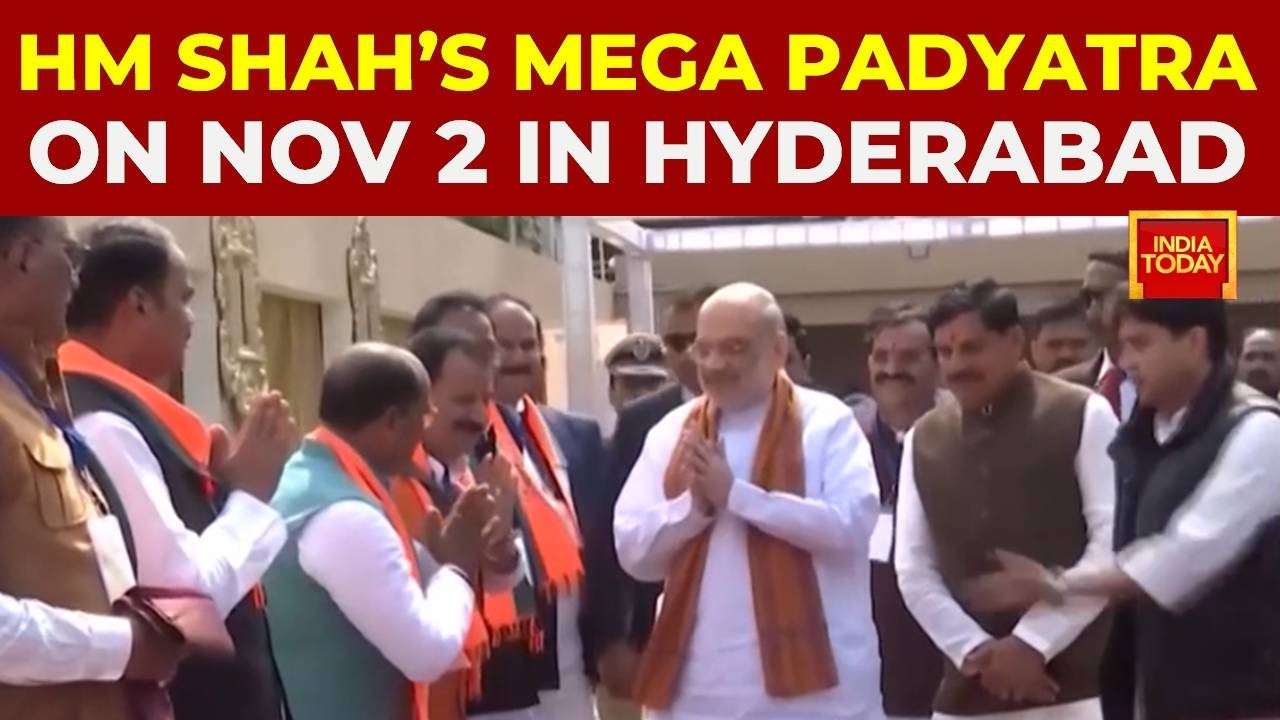 Amit Shah Plans Hyderabad Pad Yatra as INDIA Bloc Readies Ramlila Protest