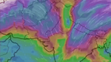 El Nino is developing in the Pacific, and the WMO puts the odds at 80 per cent for this summer. Here is what it could mean for India's monsoon, which the IMD already expects to be below normal in 2026. (Photo: Windy)