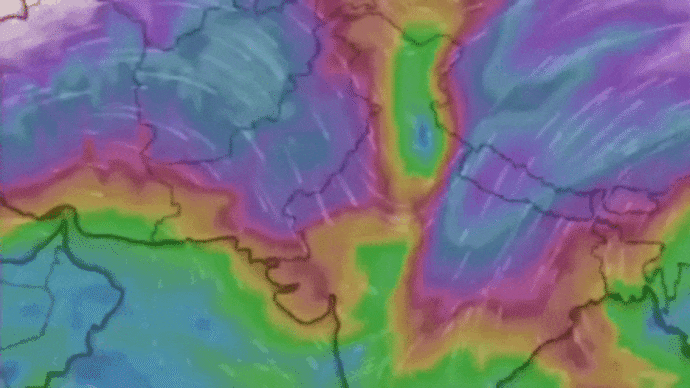 El Nino is developing in the Pacific, and the WMO puts the odds at 80 per cent for this summer. Here is what it could mean for India's monsoon, which the IMD already expects to be below normal in 2026. (Photo: Windy)