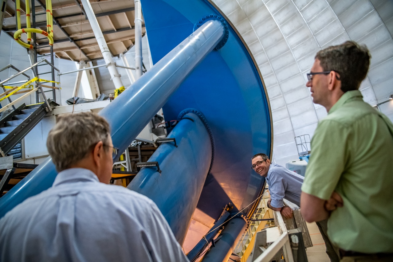 David Sprayberry, Site Director for DESI, give a tour of the facility. (Photo: Marilyn Sargent)