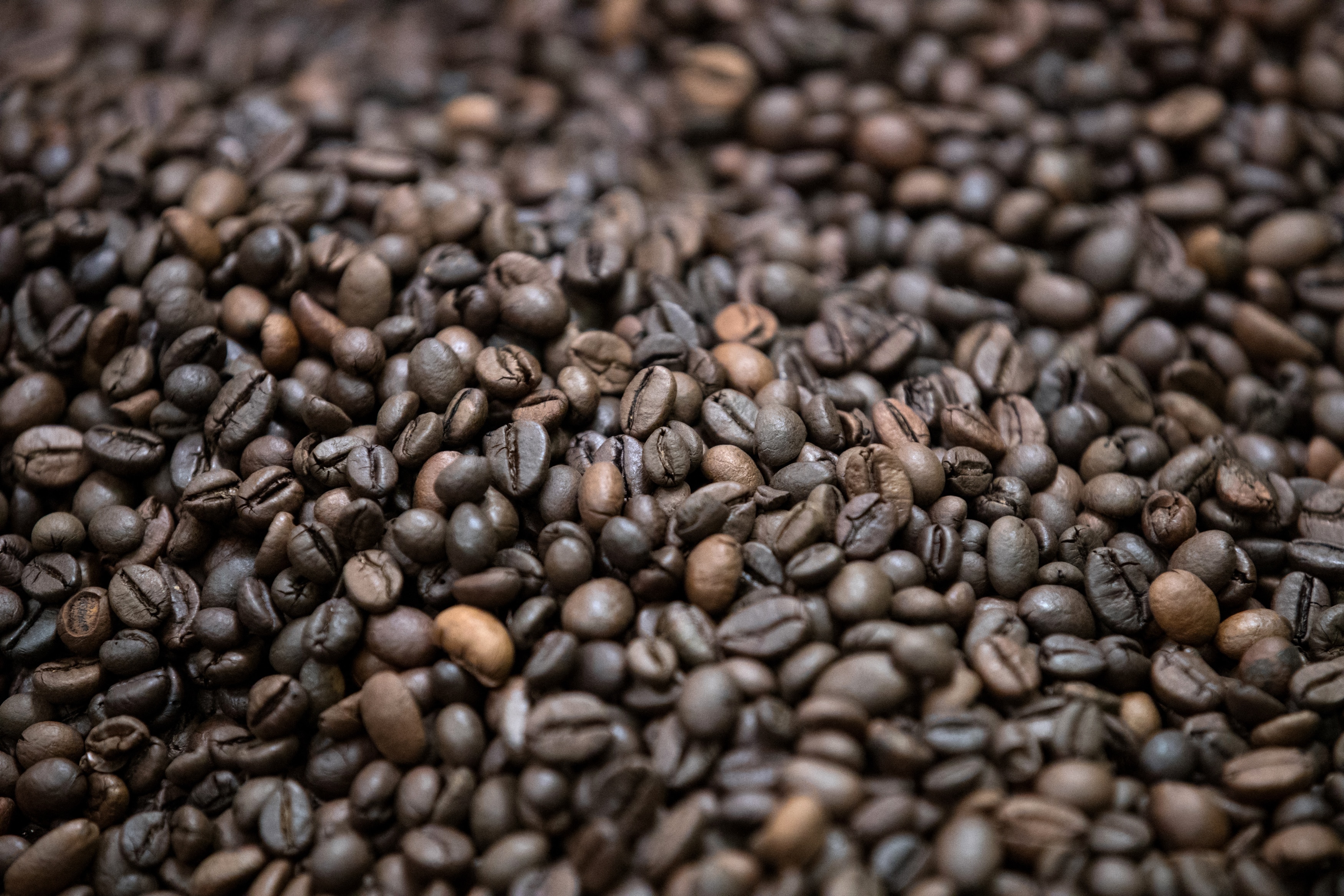 Coffee beans are seen at a coffee plant in Sotteville-les-Rouen, France. (Photo: Reuters)