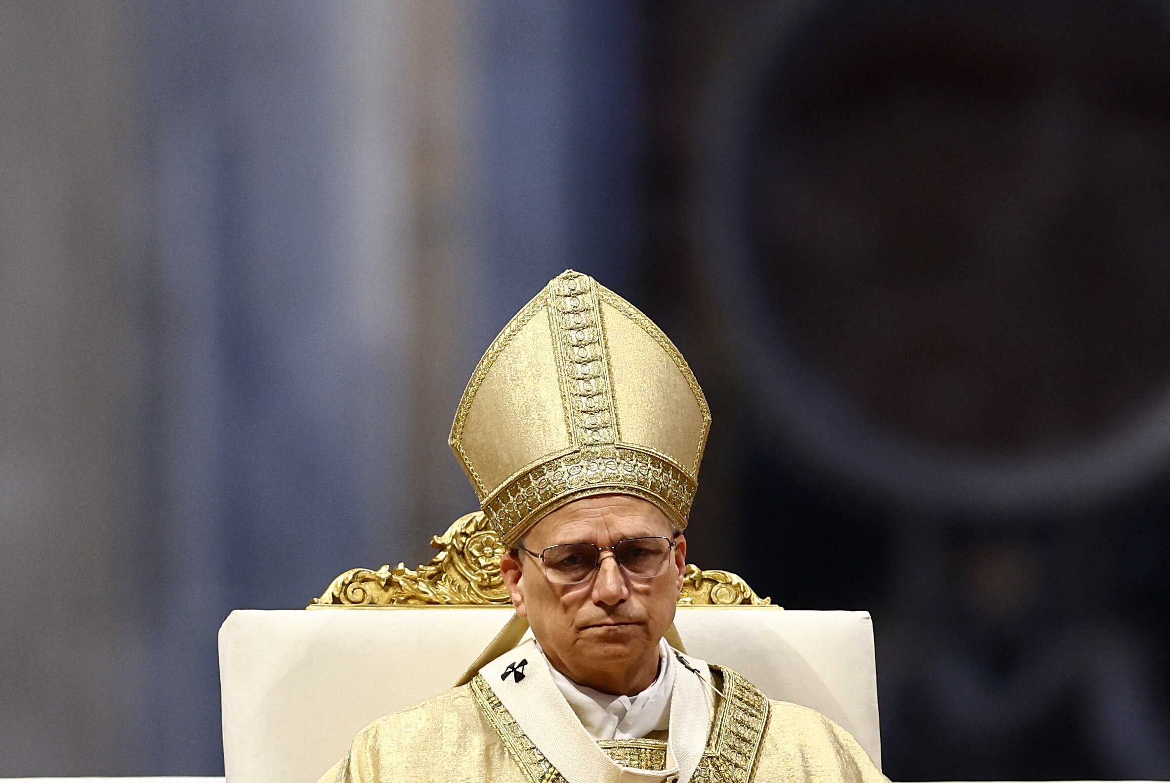 Pope Leo XIV leads Mass in St. Peter's Basilica, at the Vatican. (Photo: Reuters)