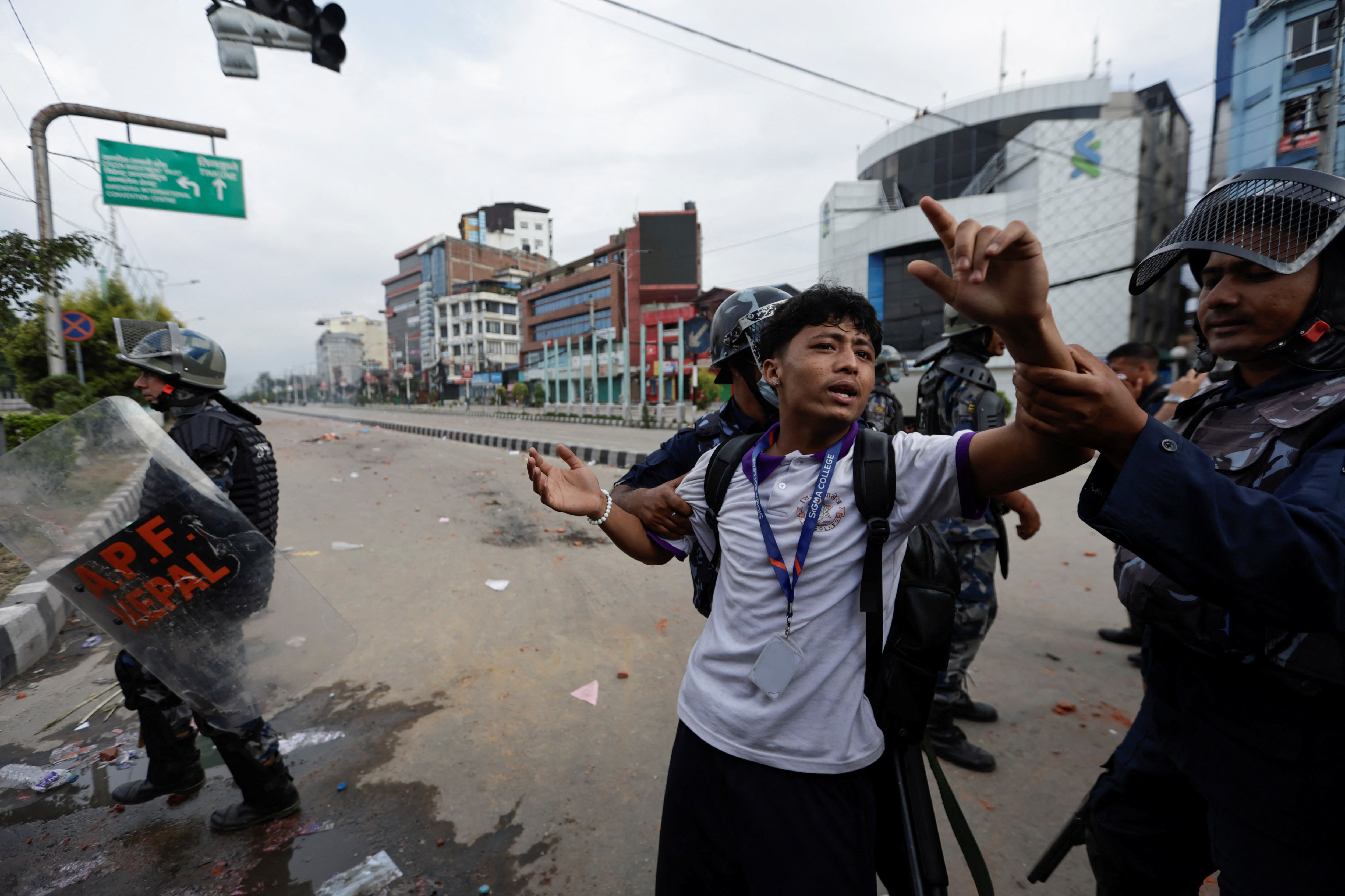 nepal protest 