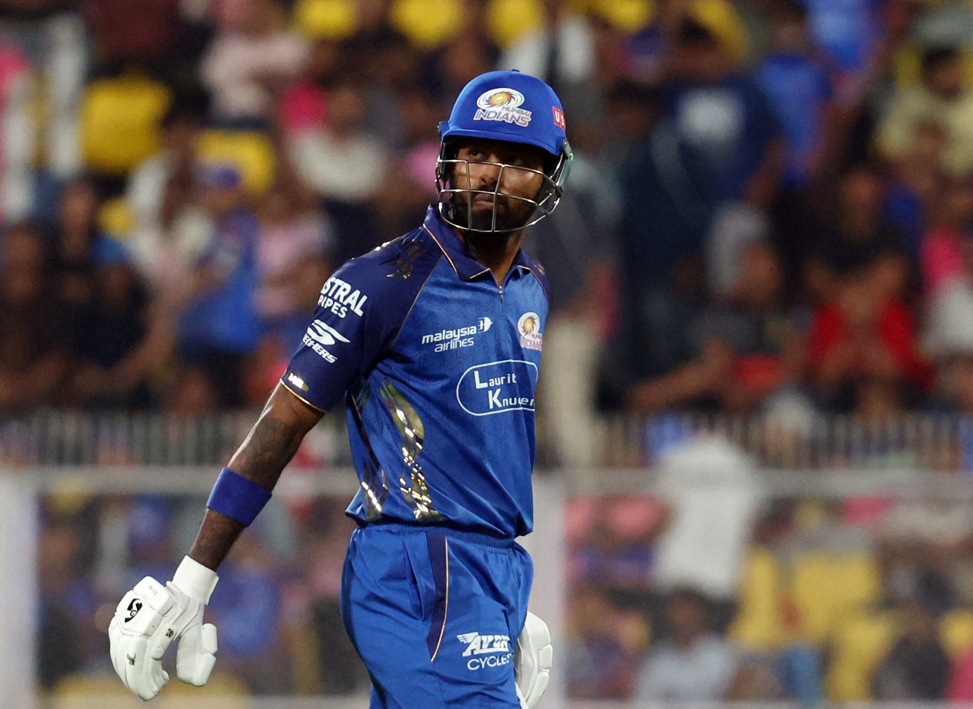 Hardik Pandya has not been a part of MI's recent games. (Image: Reuters)
