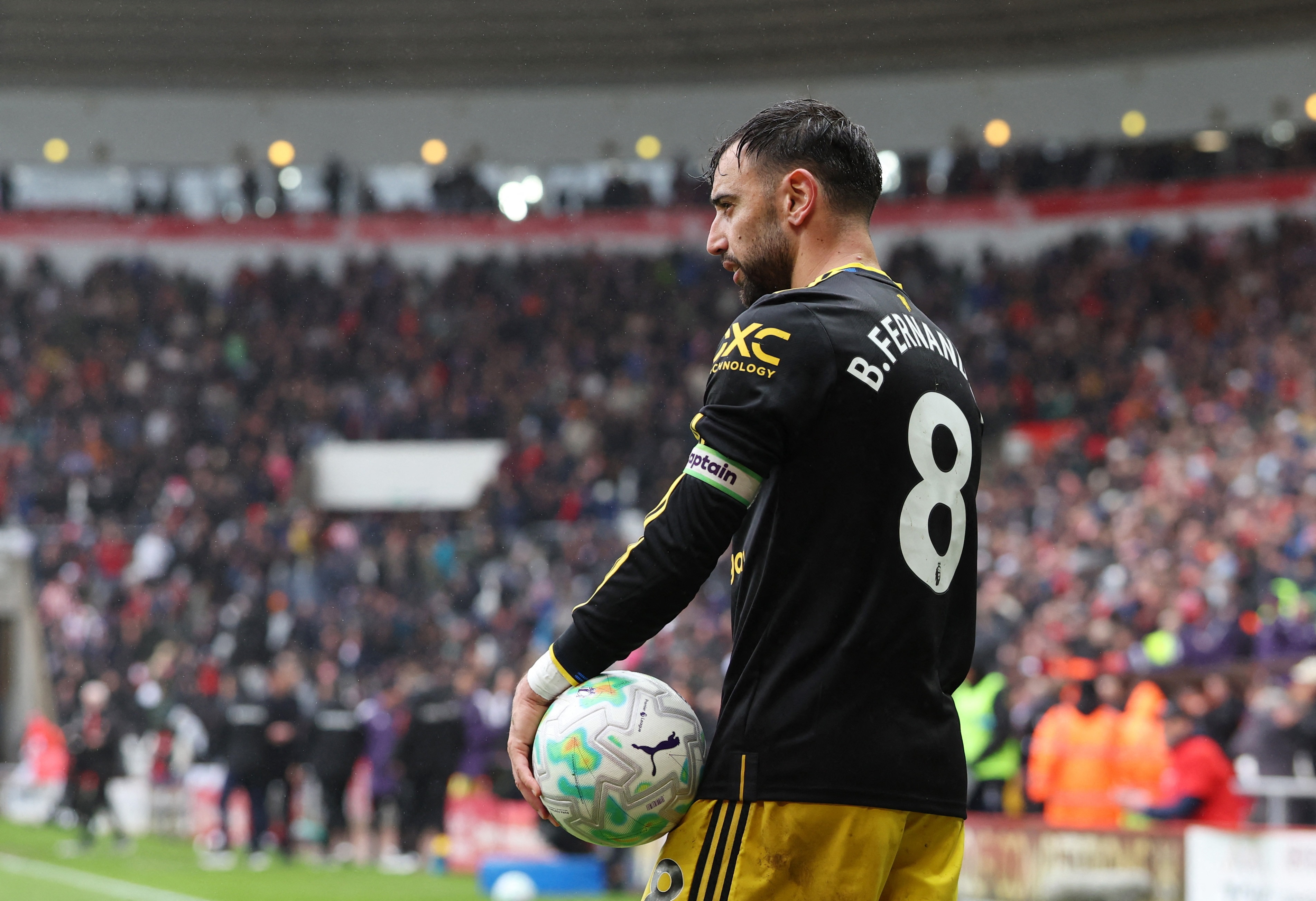 Bruno Fernandes could break the assist record for the EPL this season. (Image: Reuters)