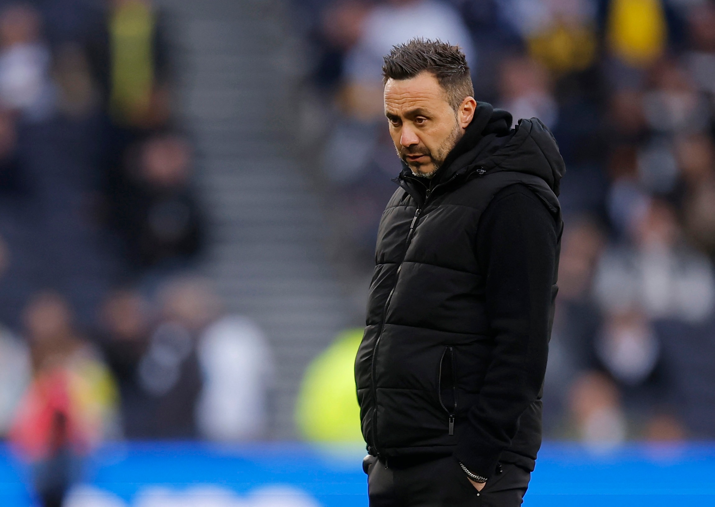 Tottenham's Roberto de Zerbi is fighting to stay away from relegation. (Image: Reuters)