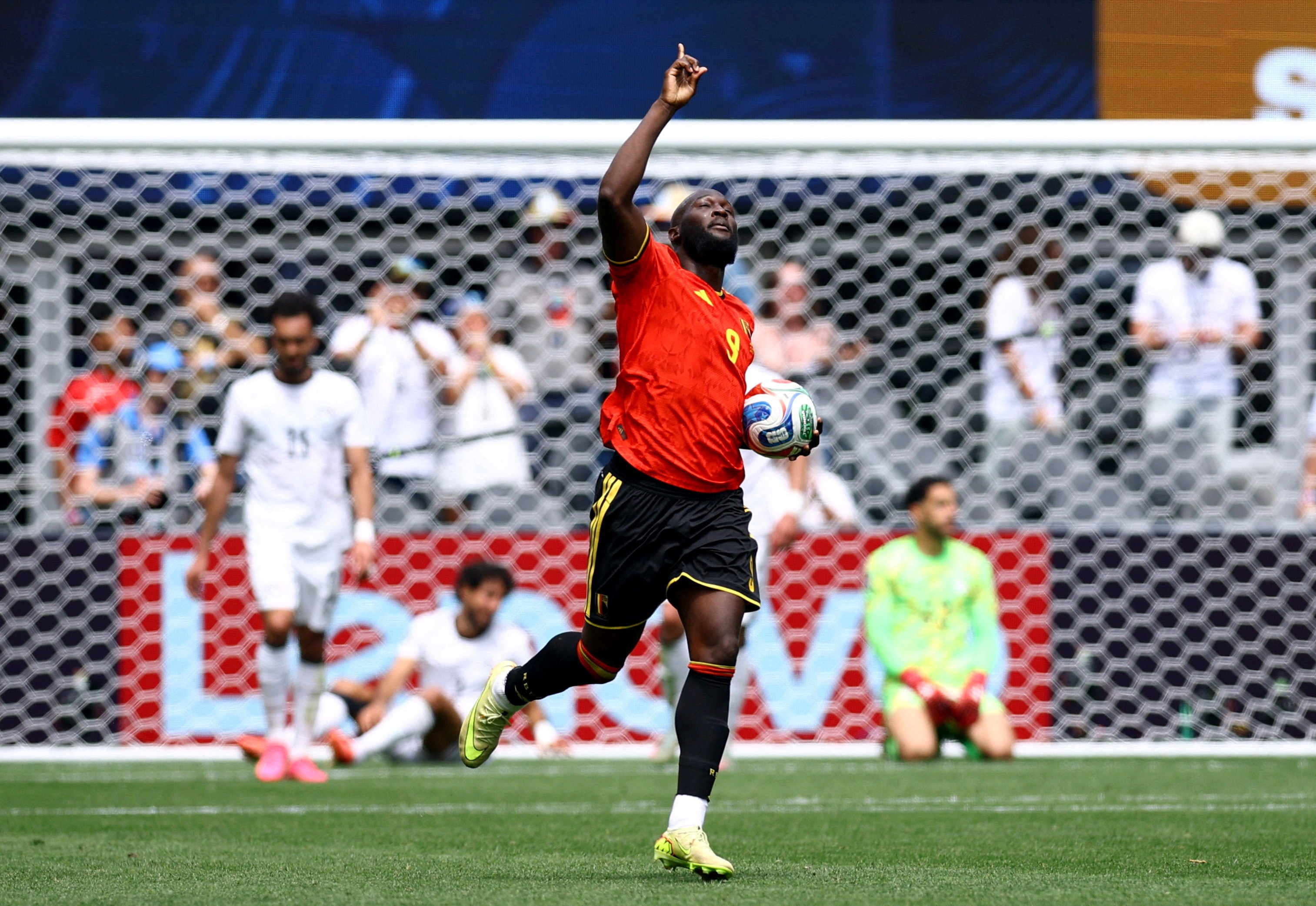 Romelu Lukaku made an instant impact off the bench for Belgium. (Image: Reuters)
