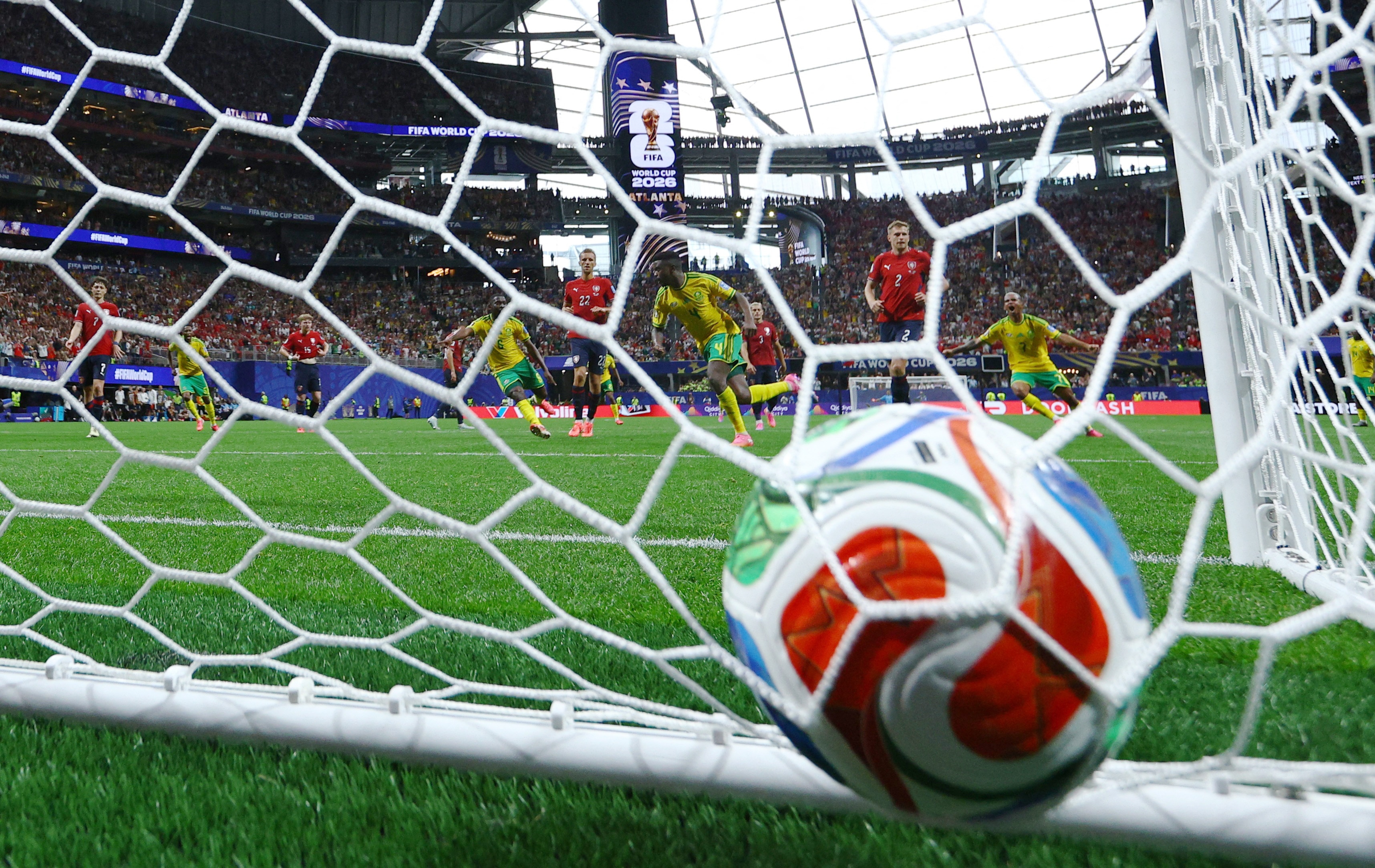 South Africa hit back with a goal from the penalty to equalise and earn a draw. (Image: Reuters)