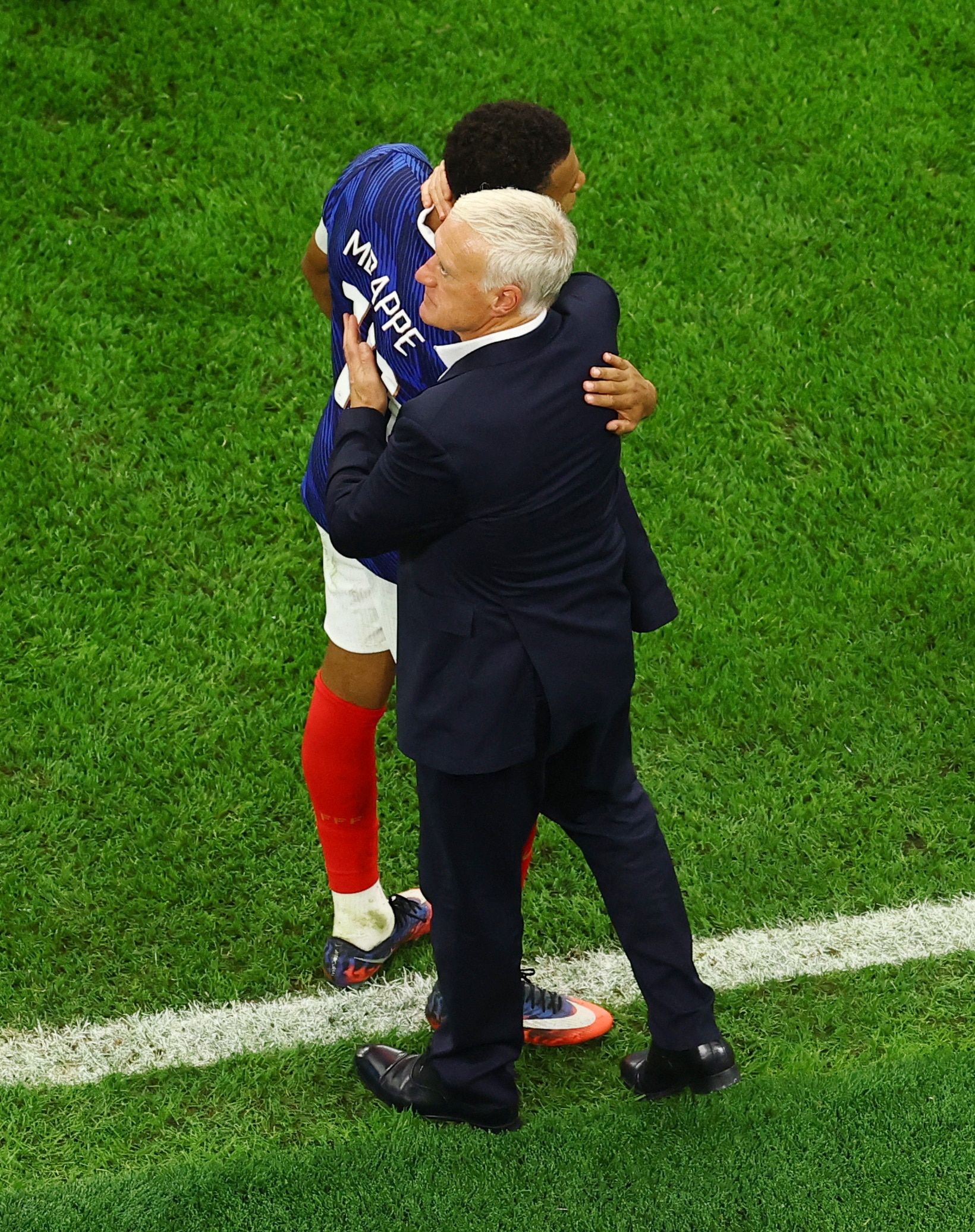 Kylian Mbappe wants France to give Didier Deschamps a fine farewell in their 3rd place game. (Image: Reuters)