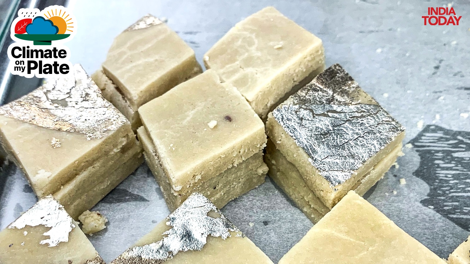 Barfis made of cashews and milk are seen in a box. (Photo: Getty)