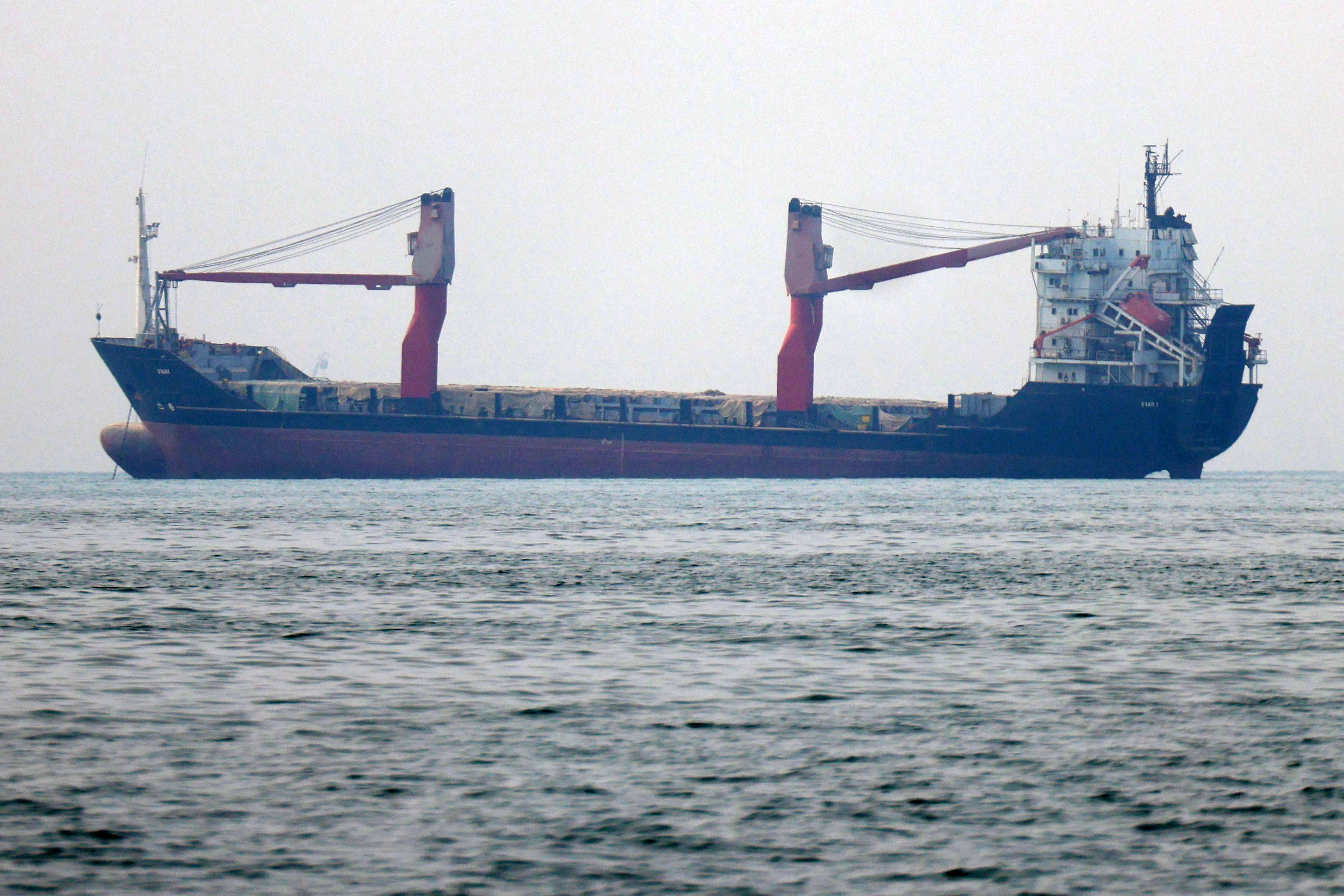 An image of a shipping vessel, illustrating trade. (Photo: AFP)