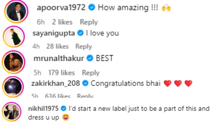 Comments on Vir Das' post.