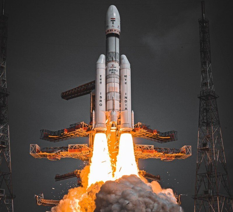 Rendering pesawat ruang angkasa Chandrayaan-3 India. (Foto: X/@VivekSi85847001)