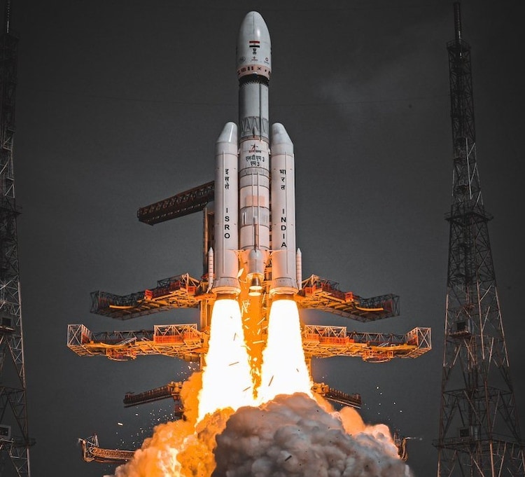 Rendering pesawat ruang angkasa Chandrayaan-3 India. (Foto: X/@VivekSi85847001)