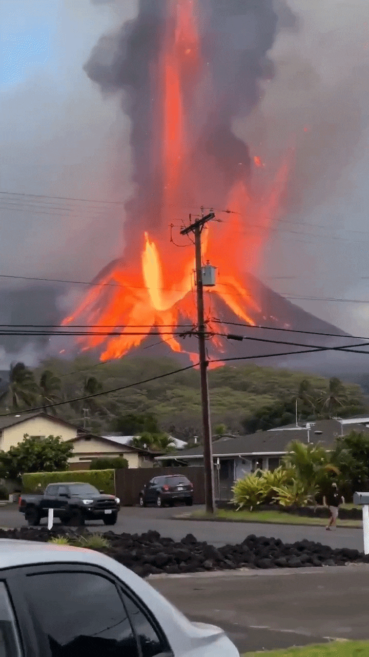 Fact Check: AI-generated video VIRAL as recent volcanic eruptions in Indonesia