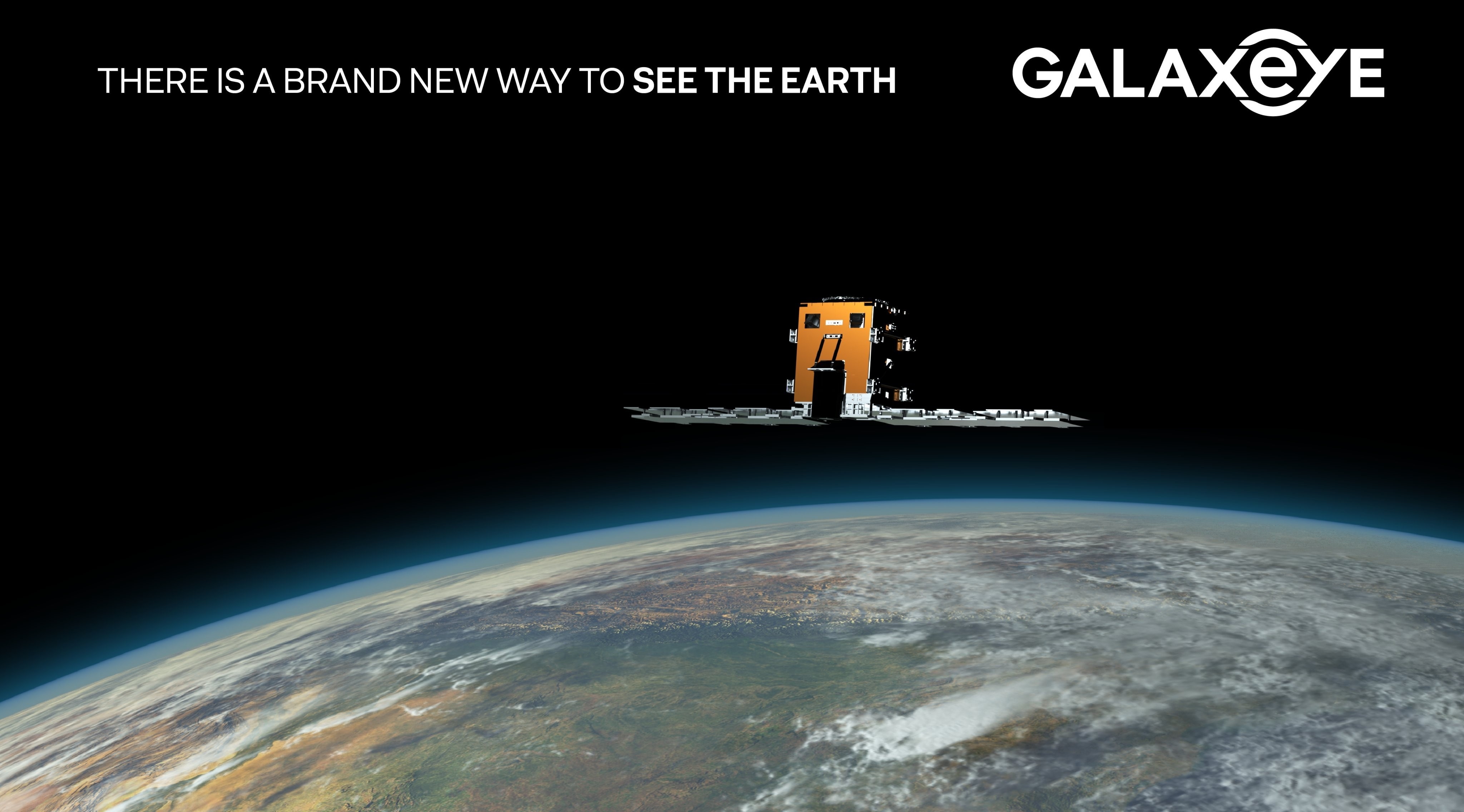A rendering of Drishti in space performing observations of Earth. (X/@ispaceflight_in)