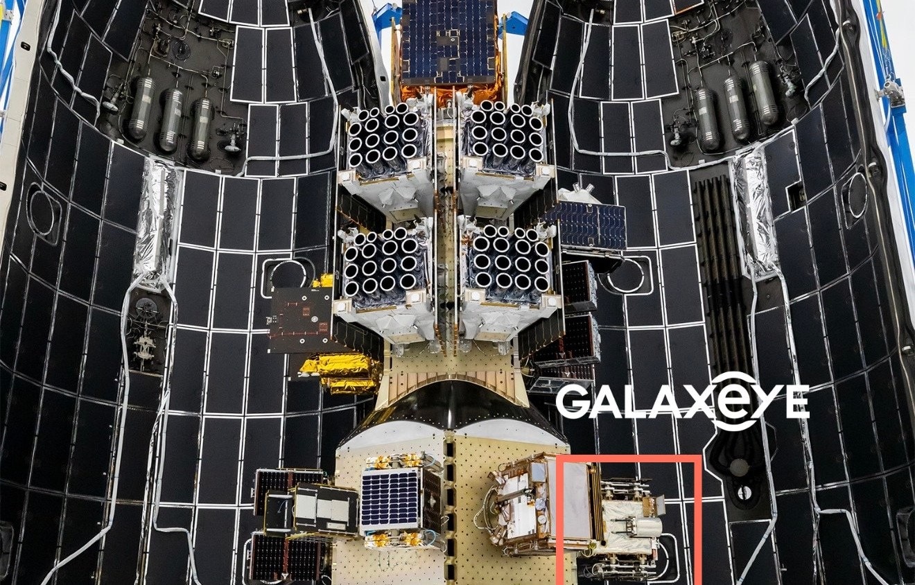 An image of the OptoSAR satellite before launch. (Photo: SpaceX)