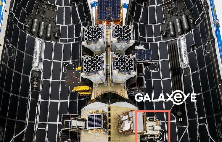 An image of the OptoSAR satellite before launch. (Photo: SpaceX)