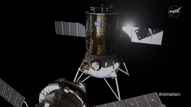 A concept art of the Blue Origin Moon Lander. (Photo: Screengrab)