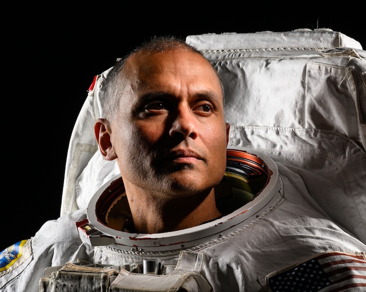 A portrait of Nasa astronaut Anil Menon. (Photo: X/@astro_anil)